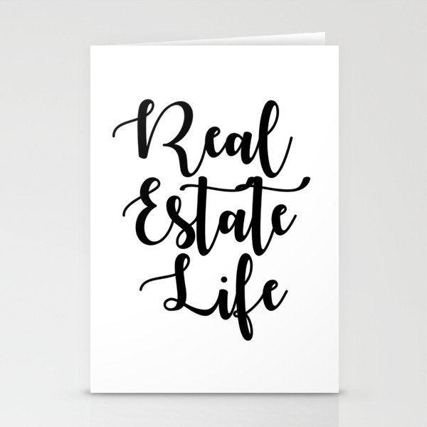 Real Estate Life Stationery Cards
