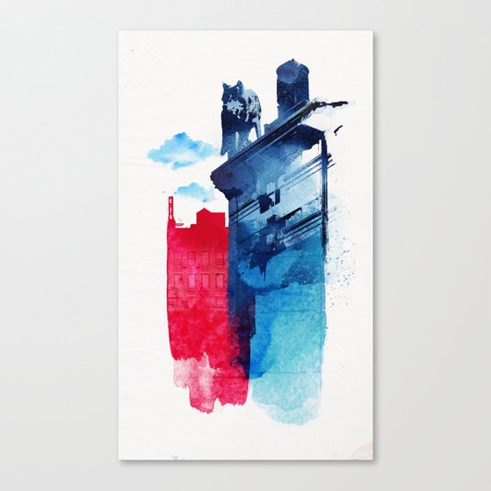 This is my town Canvas Print