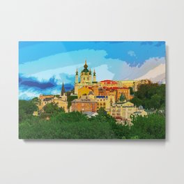 Kiev: A City of Elegant Designs and Timeless Traditions Metal Print