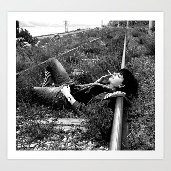Anytime now... Art Print