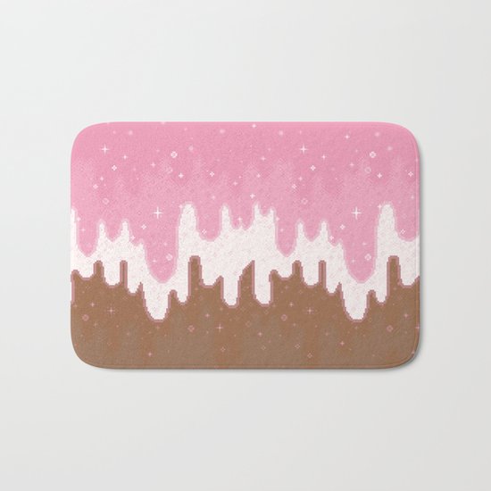 Summer Sweets: Neapolitan Galaxy Bath Mat