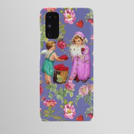 Cupid Dealing The Harts in The Rose Garden - Valentine's Day Illustration   Android Case