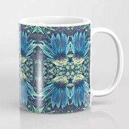 Blue Echinacea, Teal Cone Flowers, Blue Flower Dream Coffee Mug