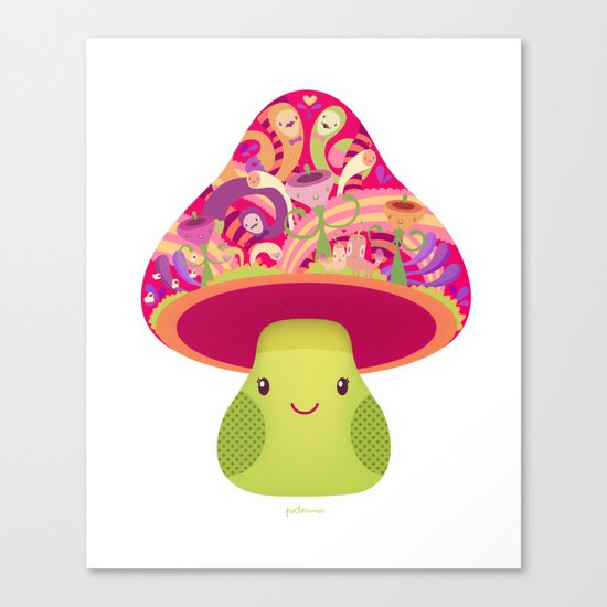 Mrs. Shroom Canvas Print