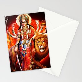 Hindu Durga 8 Stationery Card
