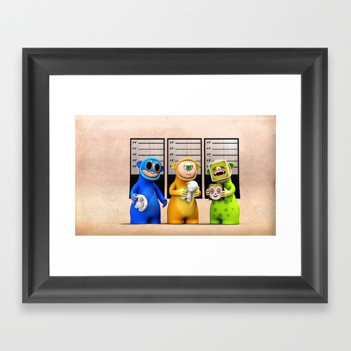 The Usual suspects Framed Art Print