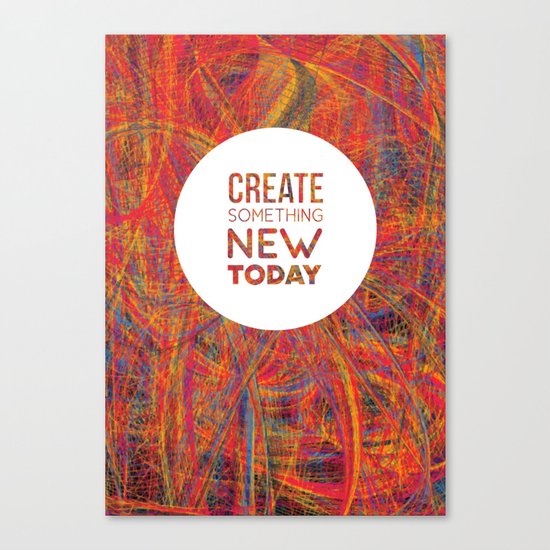 Create! Canvas Print