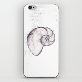 Nautilus Sketch iPhone Skin