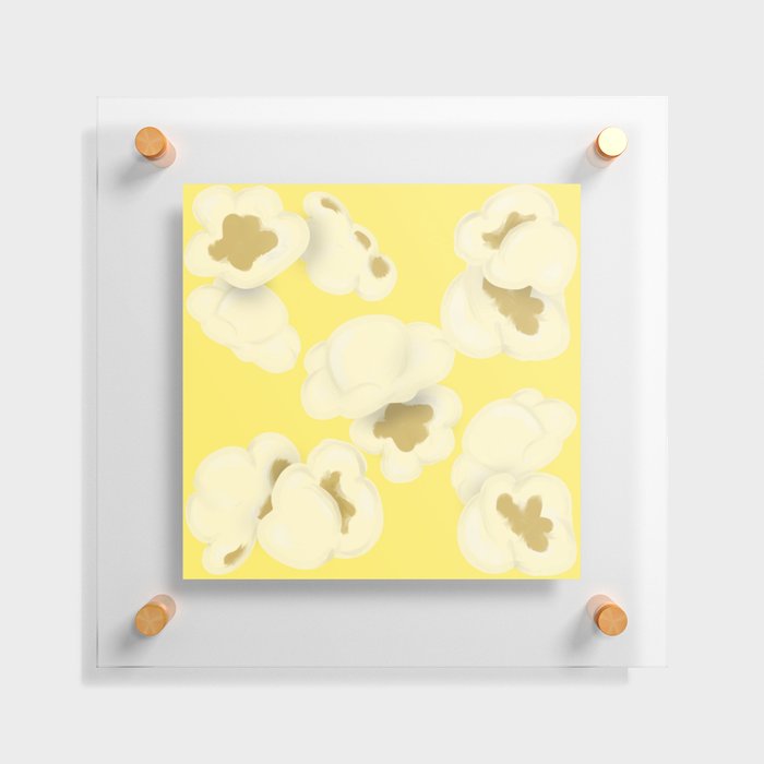 Buttered popcorn Floating Acrylic Print
