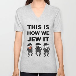 Funny Jewish Shirt | Hanukkah Shirt | Hebrew Shirt T-Shirts V Neck T Shirt