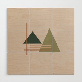 The Trees Minimal Abstract Art Wood Wall Art