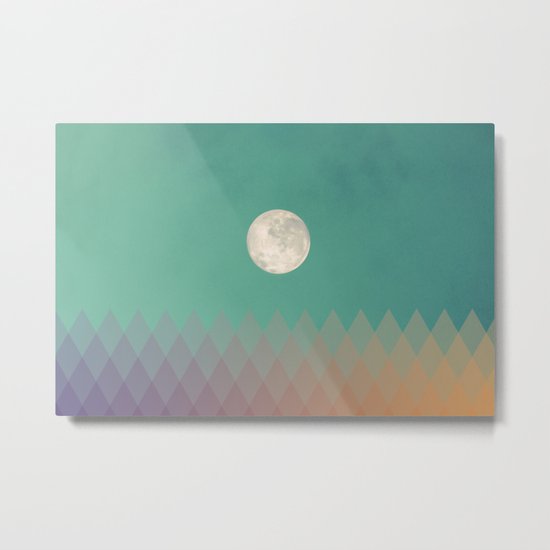 Blue Moon Metal Print