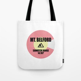 Mt. Belford Colorado Tote Bag