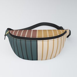Color Block Line Abstract XV Fanny Pack