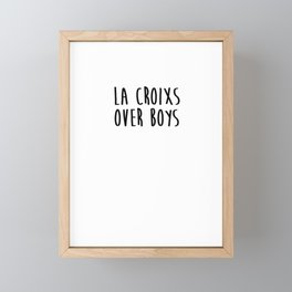 La Croixs Over Boys Framed Mini Art Print