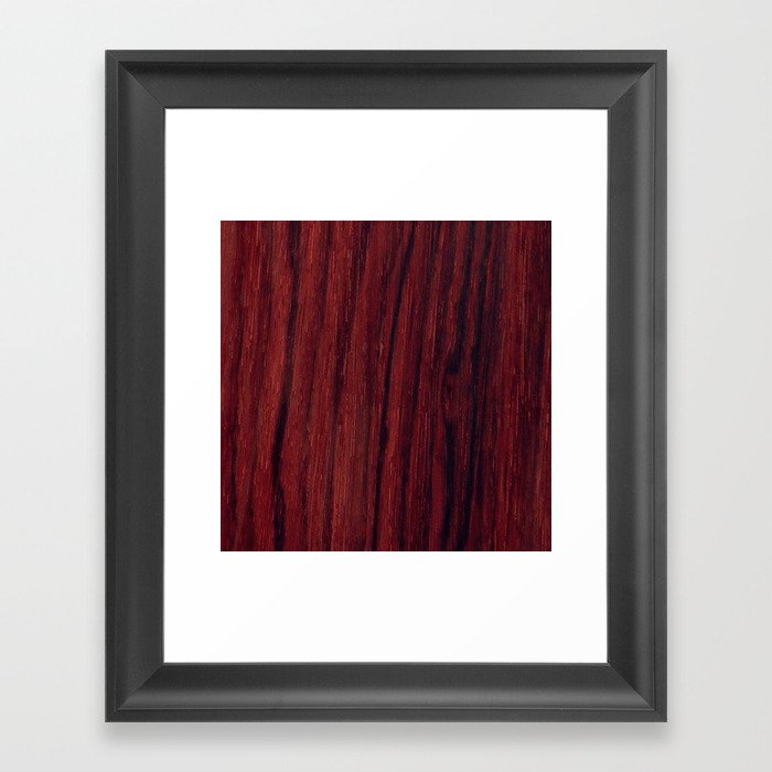 Deep Red Wood Veneer Design Framed Art Print By Andulino Society6 Deep Red Wood Veneer Design Framed Art Print