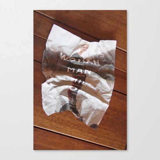 disposable fashion Canvas Print