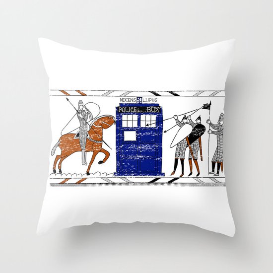 Nocens Lupus (Bad Wolf) Throw Pillow