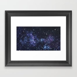 Interstellar Space Galaxy Design Framed Art Print