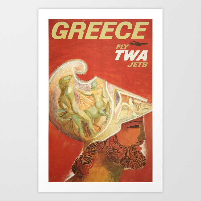 Greece original vintage travel poster - VINTAGE POSTER