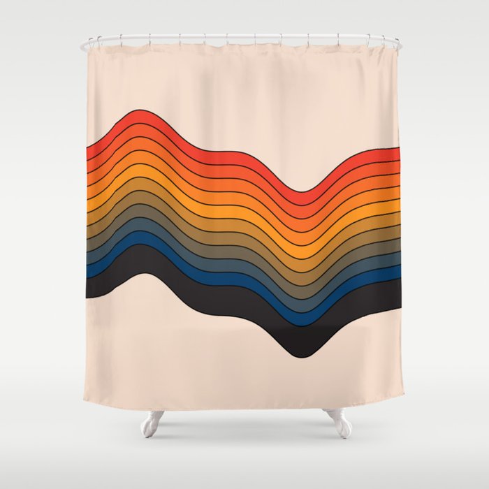 Highs and Lows Shower Curtain