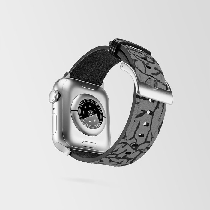 Elephant print Grey Apple Watch Band by ccasual Society6