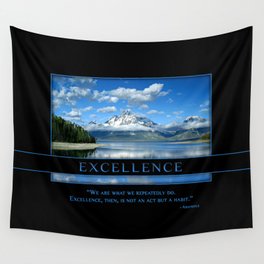Classic Aristotle Excellence Wall Tapestry