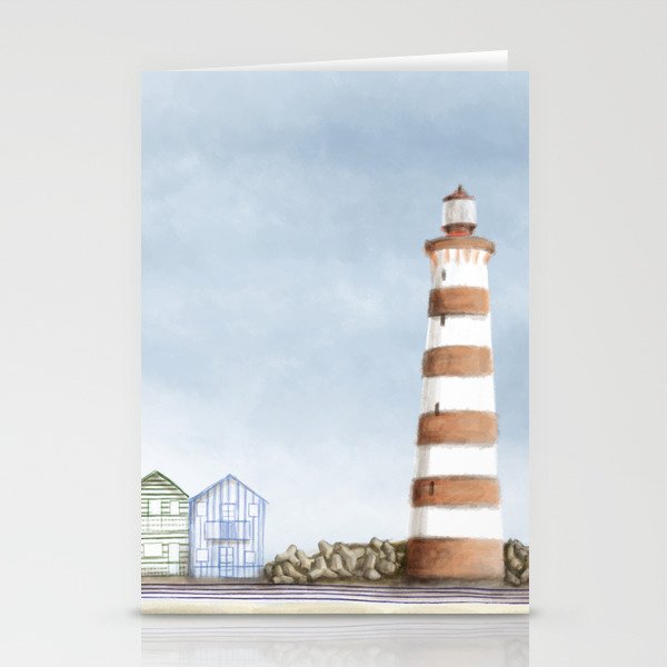 Aveiro landscape Stationery Cards