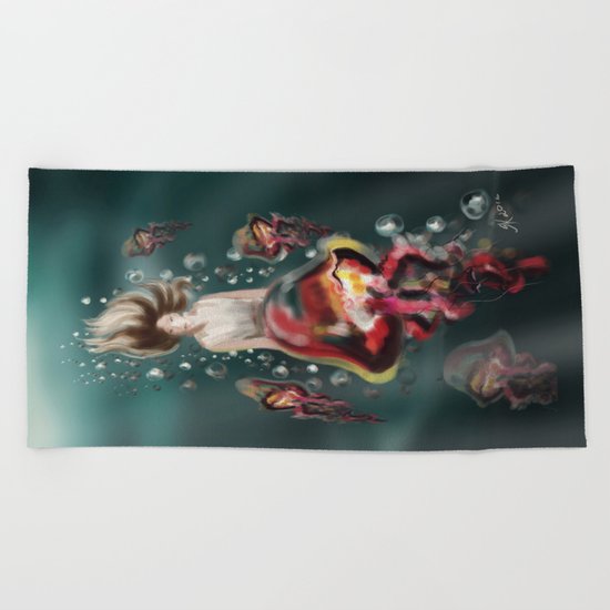 Jellyfish Beach Towel