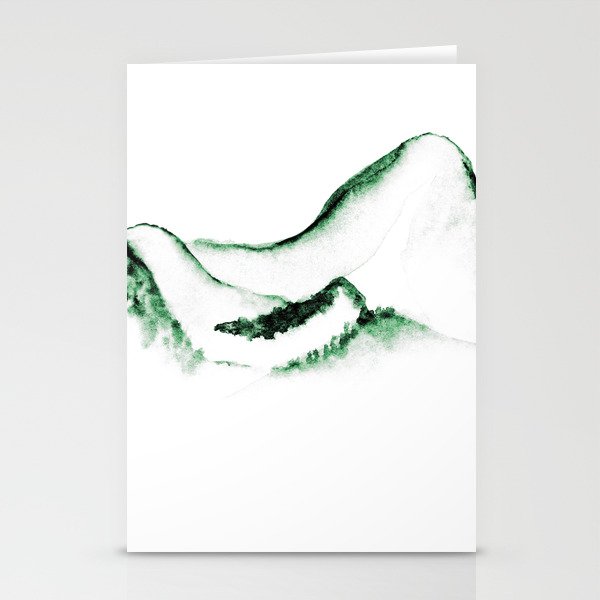 Silence In The Green Stationery Cards