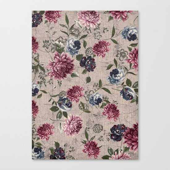 Floral Pattern Canvas Print