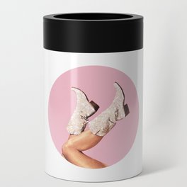 These Boots - Glitter Pink Can Cooler
