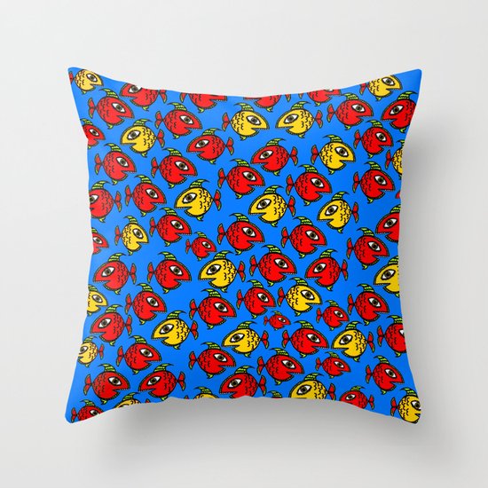 Plenty fish in the sea Throw Pillow