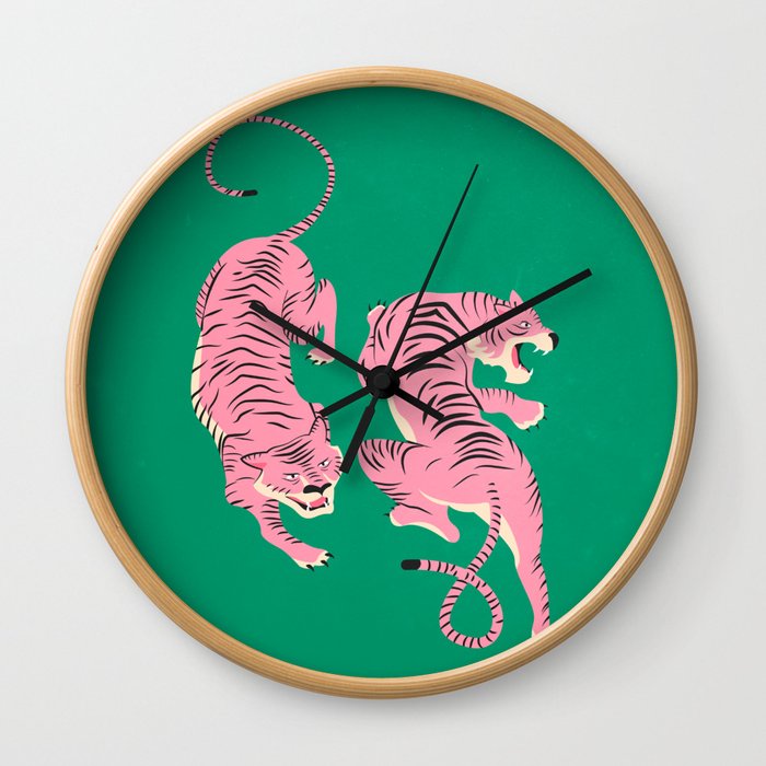 The Chase: Pink Tiger Edition Wall Clock