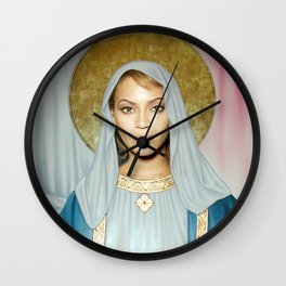 Our Lady of Flawlessness Wall Clock