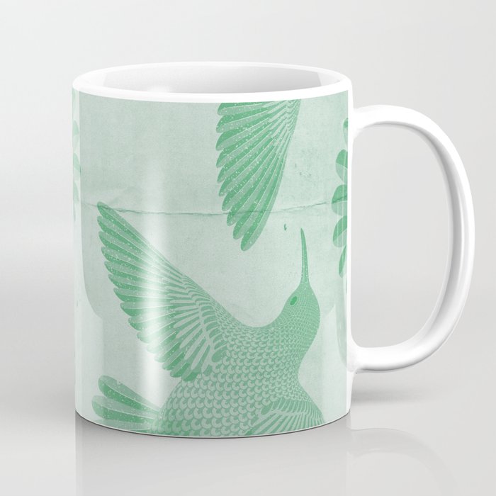 Hummingbird Pattern Coffee Mug