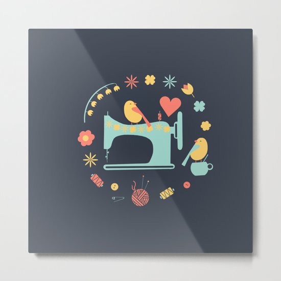 Love sewing Metal Print