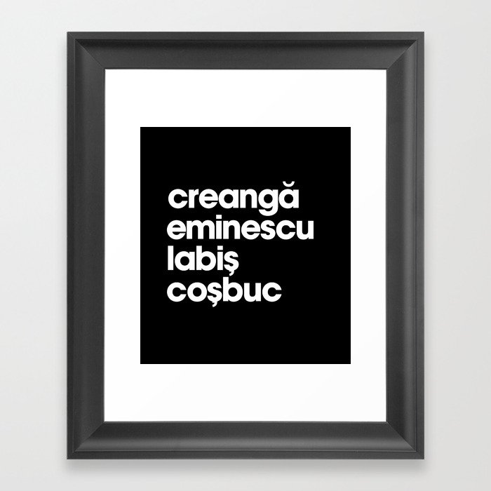 Romania Framed Art Print