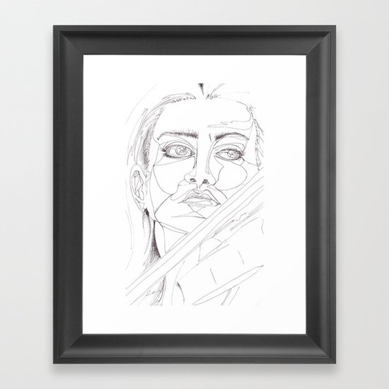 feeling the passion Framed Art Print