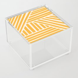 Abstract Shapes 221 in Mustard Yellow shades Acrylic Box