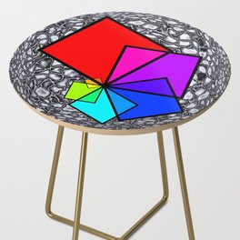 colors on black and white -03- Side Table