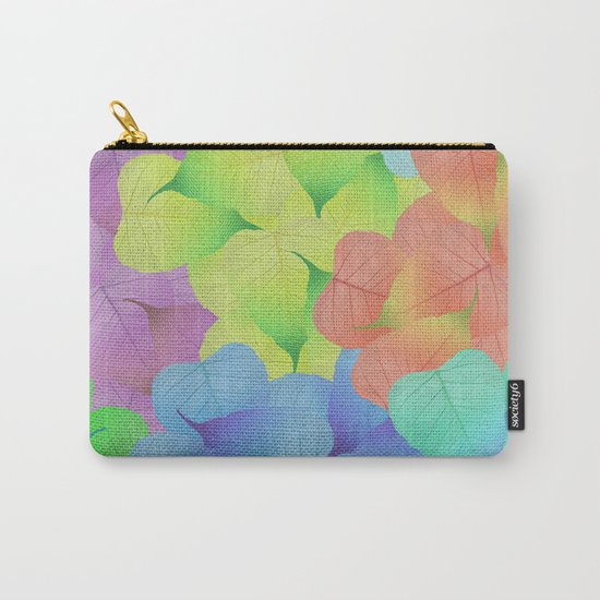 Leaf Pattern Carry-All Pouch