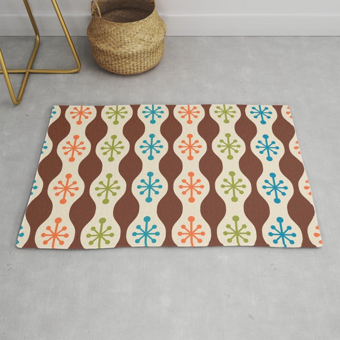 Mid Century Modern Ogee Pattern 143 Rug