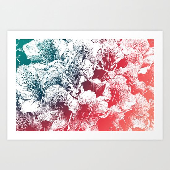 Summer flowers Art Print