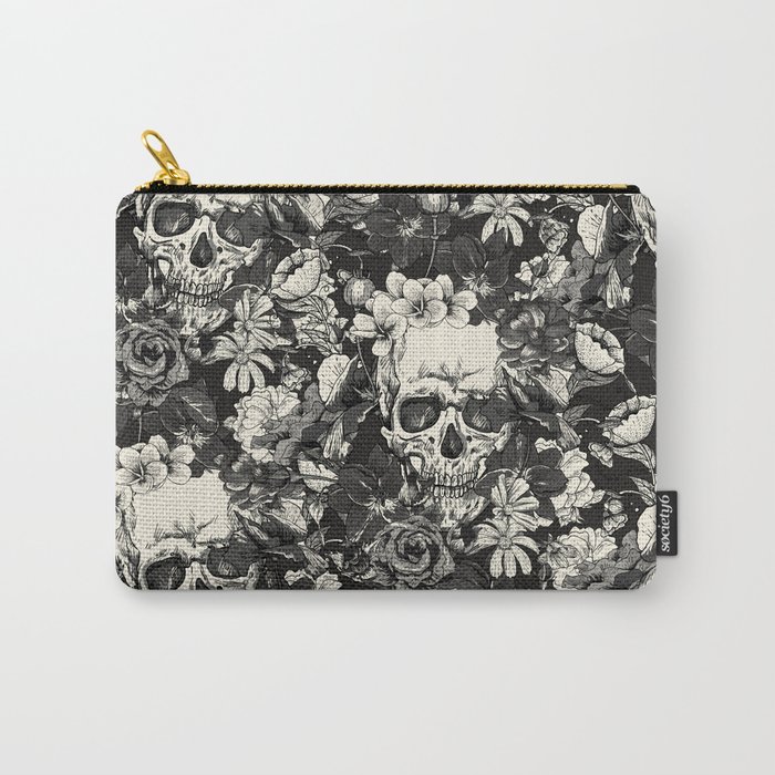 SKULLS HALLOWEEN SKULL Carry-All Pouch by Magic Dreams | Society6