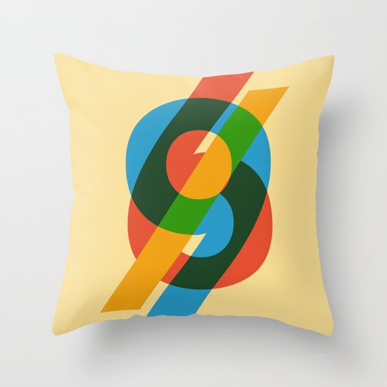 six to nine Throw Pillow