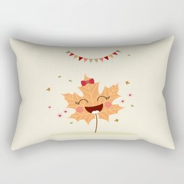 Feuille d'automne Rectangular Pillow
