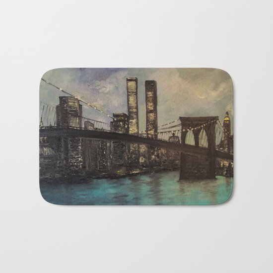 The Twin Towers, New York, NY Bath Mat