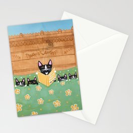 Kitten Bed Time Story Stationery Card