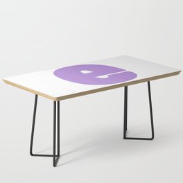 e (Lavender & White Letter) Coffee Table